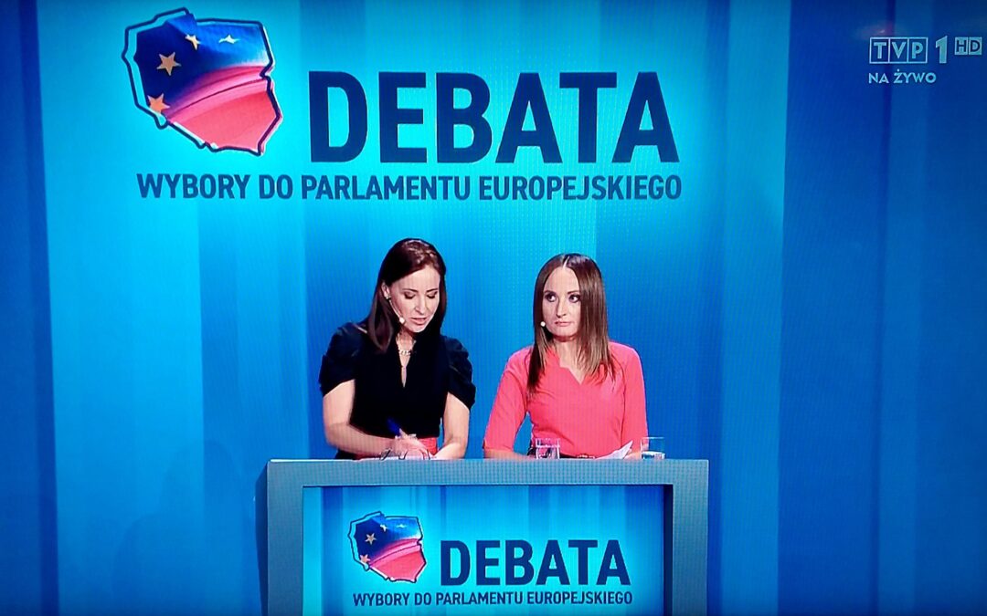 Controversy after Polish state TV asks candidate to speak in English at EU election debate